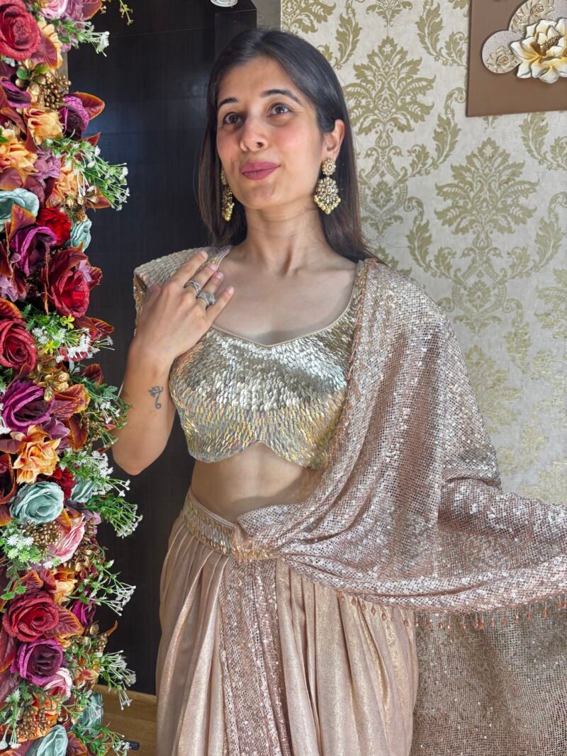Dravya Gold Soft Semi Silk Saree main image 0