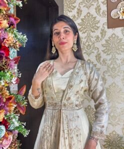 Alternative view of IVORY ELEGANT YET ROYAL SKIRT WITH LONG TOP