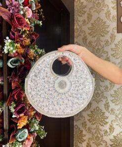 ROYAL SILVER MOON GLOW BAG