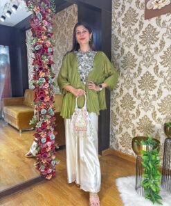 OLIVE IVORY HEAVY CO-ORD SET