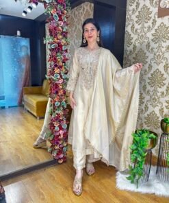 CHAND ANARKALI MIRROR SUIT WITH DUPATTA