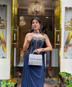 Alternative view of MIDNIGHT MAJESTY CORSET INDO WESTERN