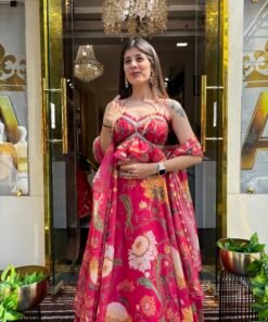Alternative view of GULABI GULZAR STYLISH PEPLUM LENGHA SET