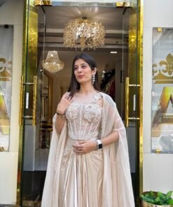 Alternative view of NOOR ELAN CORSET INDO WESTERN