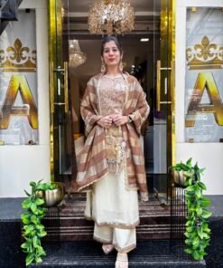 ZARIYA SILK HAND WORK SUIT SET