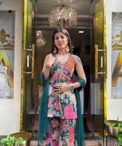 Alternative view of FLORENCIA EMERALD BELL BOTTOM LUXE SET