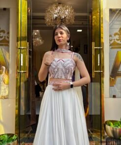 Alternative view of MOONLACE IVORY LUXE LENGHA SET