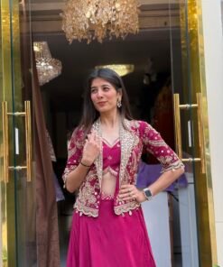 Alternative view of NAZAKHAT MAGENTA CHARMING BLAZER SET