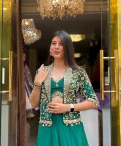 Alternative view of NAZAKHAT EMERALD GREEN BLAZER SET