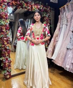 FLORAL SUMMER RIWAAYAT BLAZER LENGHA SET