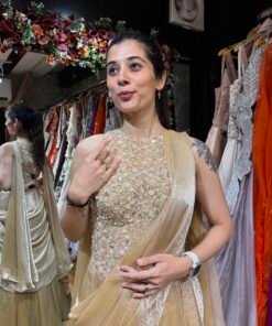 Alternative view of GOLDEN GLOW DRAPE LENGHA SET