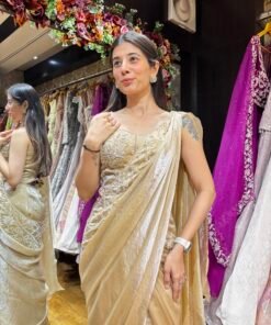 Alternative view of GOLD CORSET HEAVY READY TO WEAR DRAPE