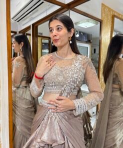 Alternative view of ROSE SHIMMER PLEATED RUFFLE DRAPE SET