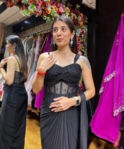 Alternative view of BLACK SHEESH MERMAID CORSET SET