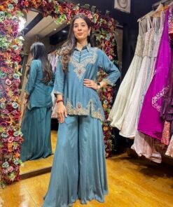 ELIRA ELEPHANT BLUE HEAVY CO-ORD SET