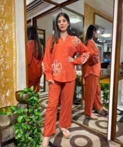 RUSTIC SMART COMFY FLORAL DESIGN CO-ORD SET