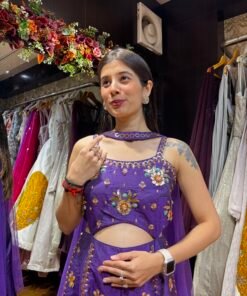 Alternative view of JAMUNI HEAVY HAND WORK DESIGNER JUMPSUIT