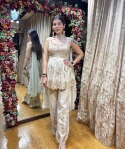 NOORIKA HEAVY FULL HAND WORK PLAZZO SET WITH DUPATTA