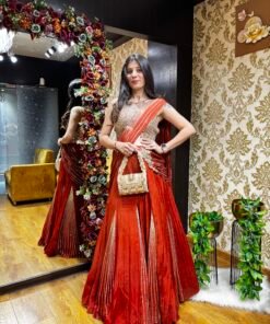 AFSANA RUSTIC DRAPE WITH HEAVY SKIRT & STYLISH BLOUSE