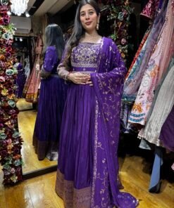 RUHANI HEAVY ANARKALI SET WITH DUPATTA