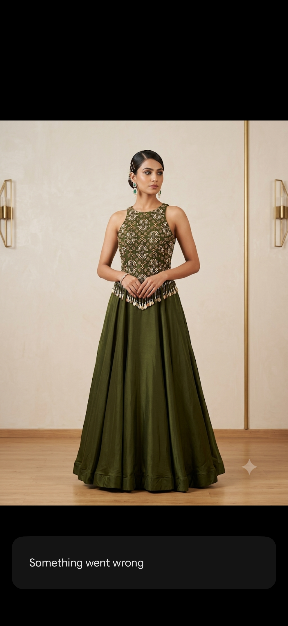 MIHATI HEENA GREEN DESIGNER BLOUSE LENGHA CHOLI WITH NECK BELT DUPATTA