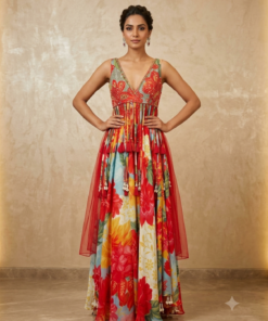 SHEENA MULTI BOHO PLAZZO SUIT WITH DUPATTA